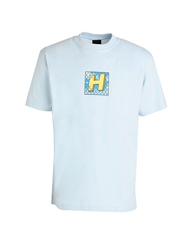 HUF T-shirt Sky blue 100% Cotton