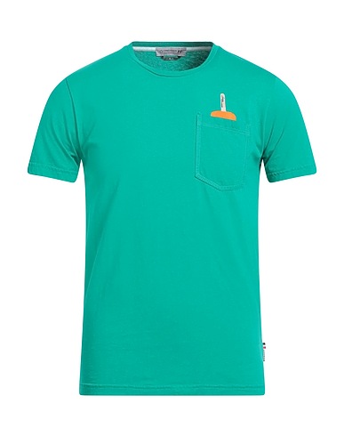 DANIELE ALESSANDRINI HOMME T-shirt Green 100% Cotton