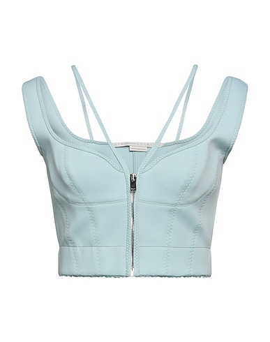 STELLA McCARTNEY Bustier Sky blue 85% Polyamide, 15% Elastane