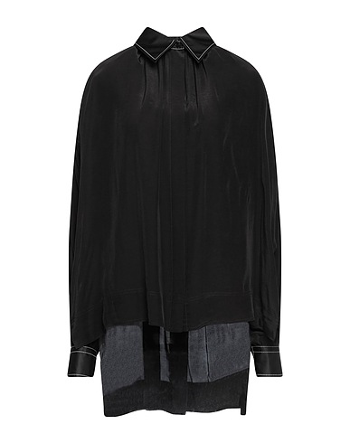 JW ANDERSON Solid color shirts & blouses Black 54% Lyocell, 46% Viscose