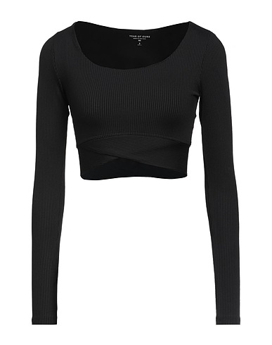 YEAR OF OURS Top Black 85% Nylon, 15% Elastane