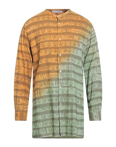 ACNE STUDIOS Patterned shirt Green 50% Cotton, 50% Viscose