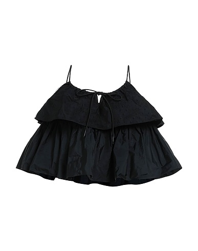 REDValentino Off-the-shoulder top Black 100% Polyester