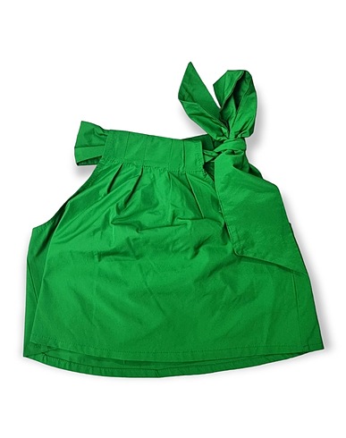 MARIUCCIA Top Verde 100% Cotone