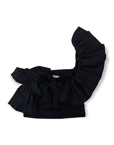 PATRIZIA PEPE Top Nero Cotone