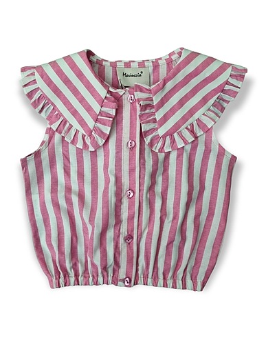 MARIUCCIA Top Rosa 100% Cotone