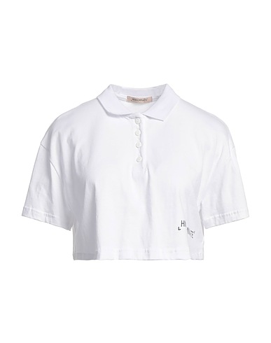HINNOMINATE Haut court Blanc 100% Coton