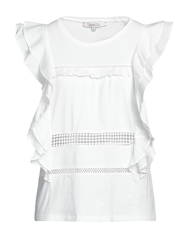 DOROTHEE SCHUMACHER T-shirt Bianco 100% Cotone, Elastan
