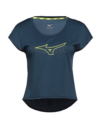MIZUNO T-shirt Verde petrolio 100% Poliestere
