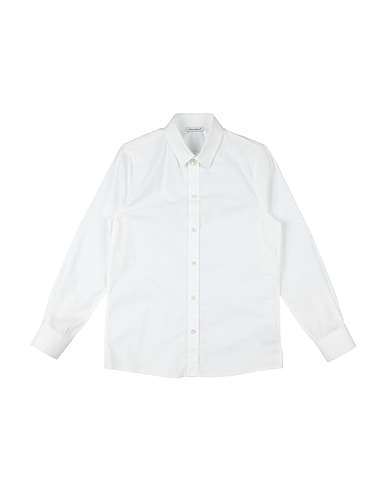 DOLCE&GABBANA Solid colour shirt White 97% Cotton, 3% Elastane