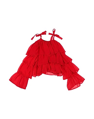 J'AIME’ Top Tomato red 100% Polyester