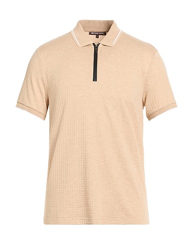 MICHAEL KORS MENS Polo shirt Sand 100% Cotton, Elastane