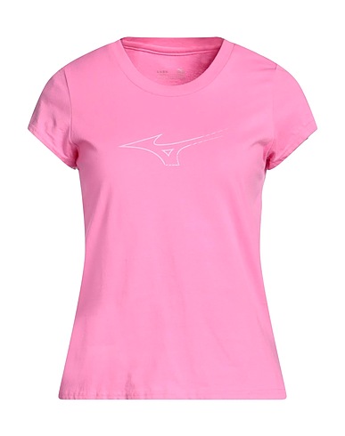 MIZUNO T-shirt Rosa 100% Cotone