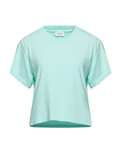AMERICAN VINTAGE Basic T-shirt Turquoise 100% Cotton