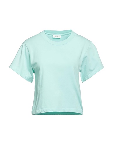 AMERICAN VINTAGE Basic T-Shirt Light green 100% Cotton