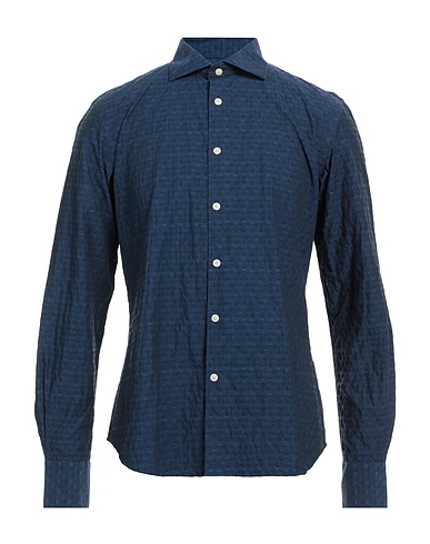 YES ZEE by ESSENZA Solid colour shirt URBAN CHIC Midnight blue 100% Cotton