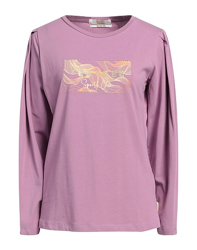 YES ZEE by ESSENZA T-shirt Mauve 95% Coton, 5% Élasthanne