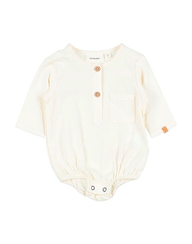 LIL' ATELIER Baby bodysuit Ivory 100% Cotton