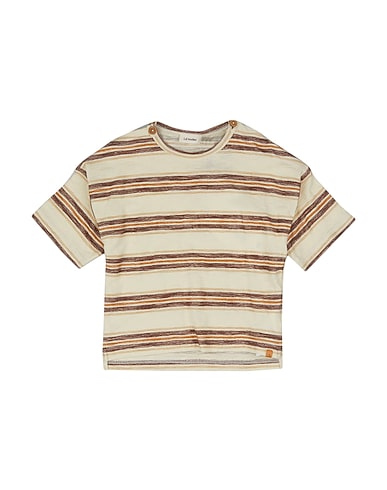 LIL' ATELIER T-shirt Beige 100% Cotton