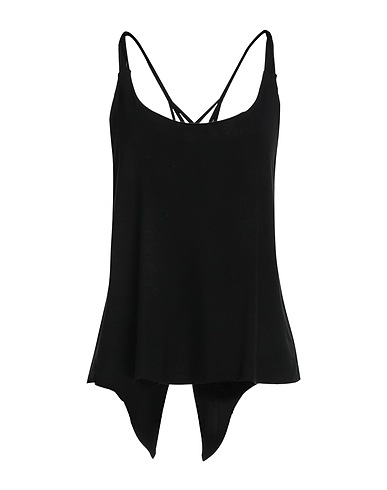 L'URV Top Schwarz 95% Viskose, 5% Elastan