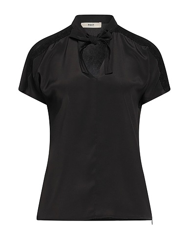 BALLY Top Black 75% Acetate, 25% Silk, Cotton