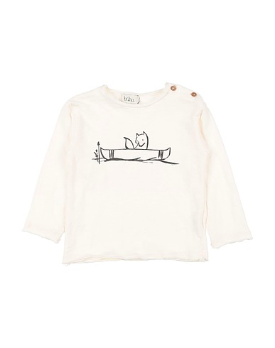 BÚHO. T-shirt Cream 100% Cotton