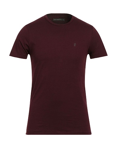 FRENCH CONNECTION Basic T-Shirt Plum 100% Cotton