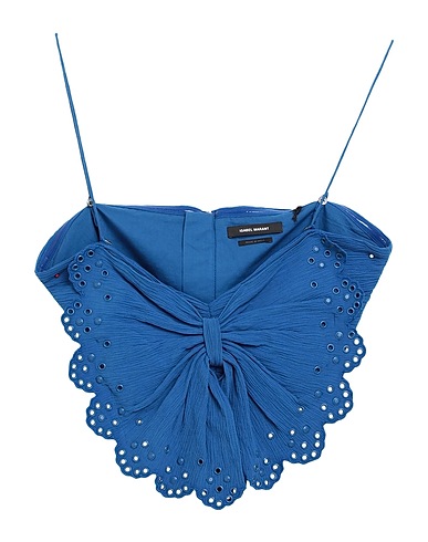 ISABEL MARANT Top Blue 55% Cotton, 45% Silk