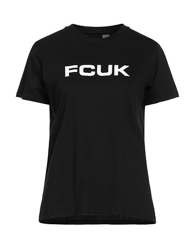 FRENCH CONNECTION T-shirt Black 100% Cotton