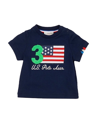 U.S.POLO ASSN. T-shirt Midnight blue 100% Cotton