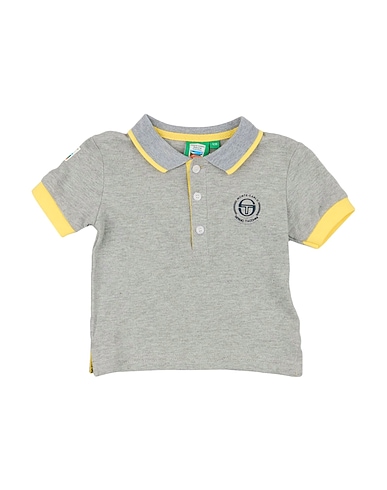 SERGIO TACCHINI Polo shirt Light grey 100% Cotton