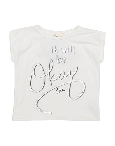 ILLUDIA T-Shirt Off white 95% Baumwolle, 5% Elastan