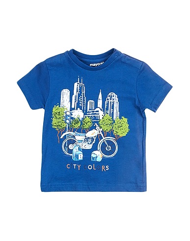 MAYORAL T-shirt Navy blue 100% Cotton