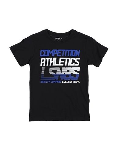LOSAN T-shirt Nero 100% Cotone