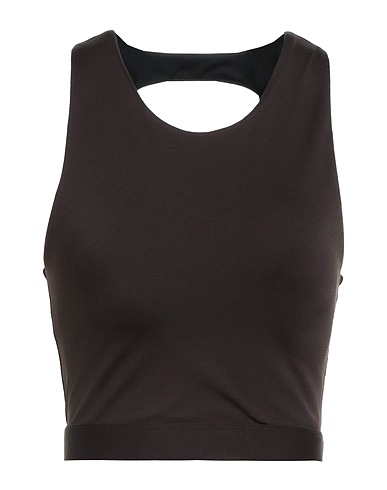 L'URV Top Dark brown 82% Polyester, 18% Elastane