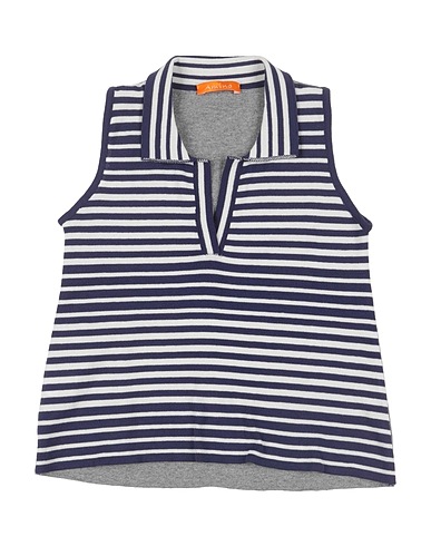 AMINA RUBINACCI Polo Blu 86% Cotone, 14% Meryl® Elitè, Elastan
