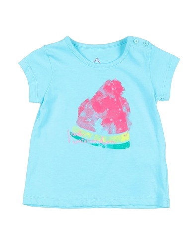 LOSAN T-shirt Turquoise 100% Cotton