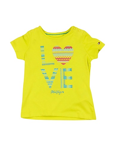 TOMMY HILFIGER T-shirt Lime green 100% Organic cotton