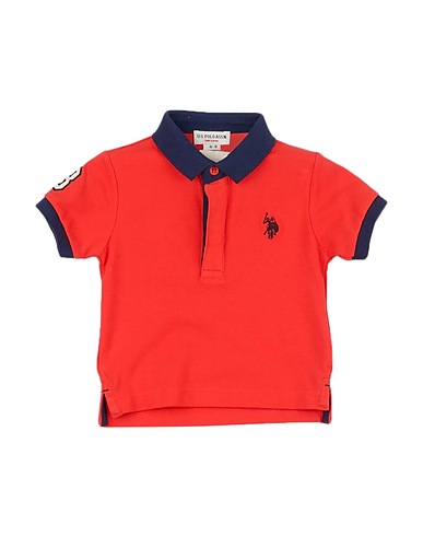 U.S.POLO ASSN. Polo shirt Tomato red 100% Cotton