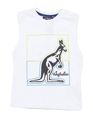 AUSTRALIAN Tank top White 100% Cotton