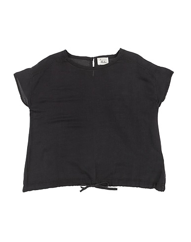 ILLUDIA Top Charcoal 65% Cotton, 35% Silk