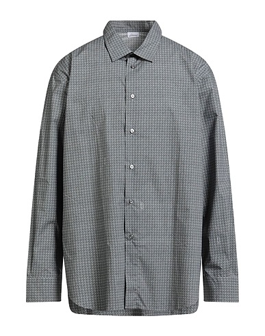 BRIONI Patterned shirt Lead 100% Cotton