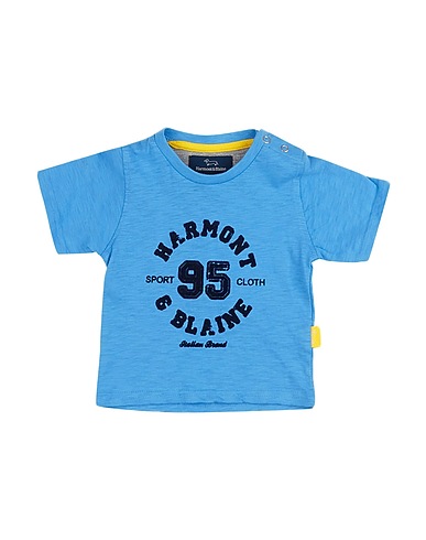 HARMONT & BLAINE T-shirt Azure 100% Cotton