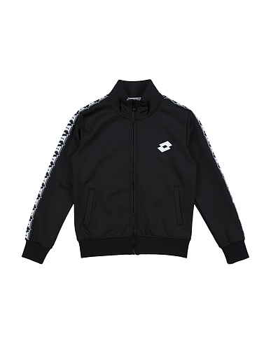 LOTTO Felpa Nero 93% Poliestere, 7% Elastan
