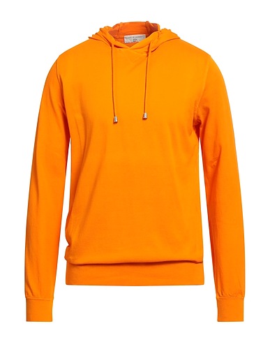 FILIPPO DE LAURENTIIS Hooded track jacket  Orange 100% Cotton