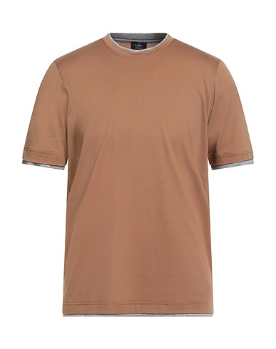 BARBA Napoli T-shirt Camel 100% Cotton