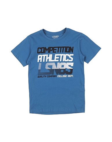 LOSAN T-shirt Slate blue 100% Cotton