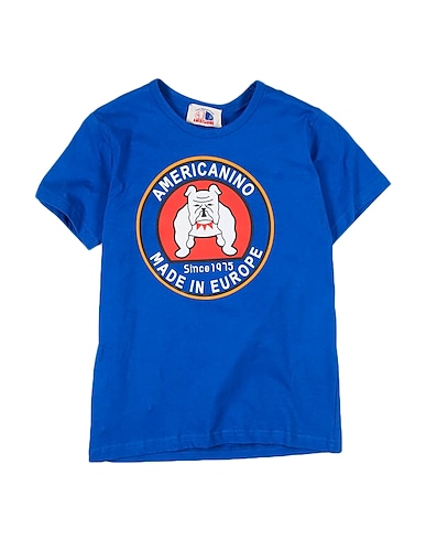 AMERICANINO T-Shirt Blau 100% Baumwolle