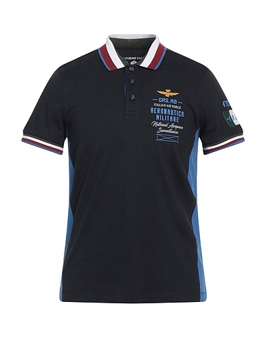 AERONAUTICA MILITARE Polo Bleu nuit 95% Coton, 5% Élasthanne