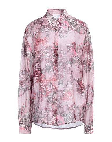 BLACK CORAL Patterned shirts & blouses Pink 70% Cotton, 30% Silk